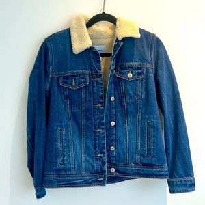 Old Navy Sherpa Lined Jean Jacket